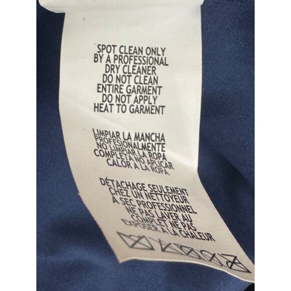 Marina Midnight Blue Velvet Blouson Embellished Long Gown Size 16W 1X Dress Plus - Picture 7 of 9